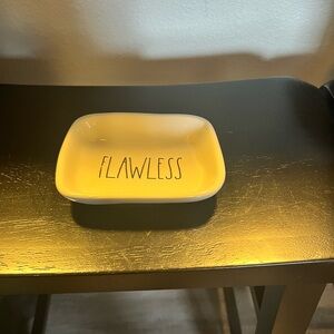 Rae Dunn White Ceramic “Flawless” Tray